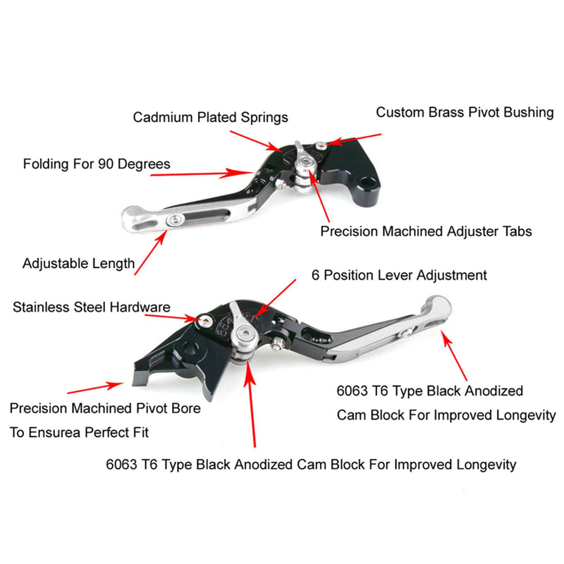 2022-2024 Honda CRF1100L Africa Twin Justerbar koblingsbremsearme