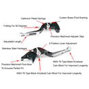 Verstellbarer Kupplungs- und Bremshebel für die Yamaha XMAX 300 (Modelljahre 2023–2025)