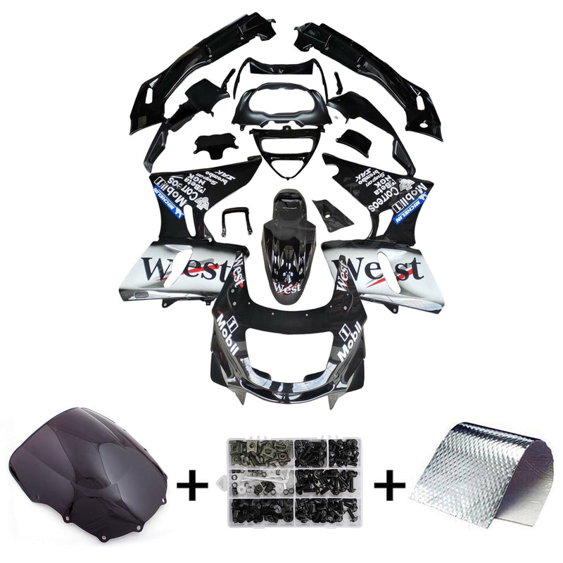 1993-2007 Kawasaki ZZR400 1998-2003 ZZR600 Injection Fairing Kit Body Plastic ABS