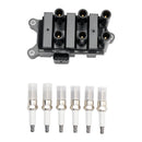 2001-2002 Mercury Cougar V6 2,5L sytytyspuola + 6 sytytystulppaa + 6 johtoa FD498 5F2Z-12029-AD 1F2118100