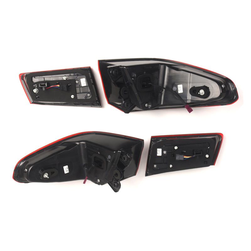 2018–2020 BMW 5 Series G30 G38 L &amp; R rote LED Rückleuchten Rückleuchtenbaugruppe