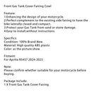 2024–2025 Aprilia RS457 RS 457 Front Gas Tank Abdeckung Trim Verkleidung Cowl