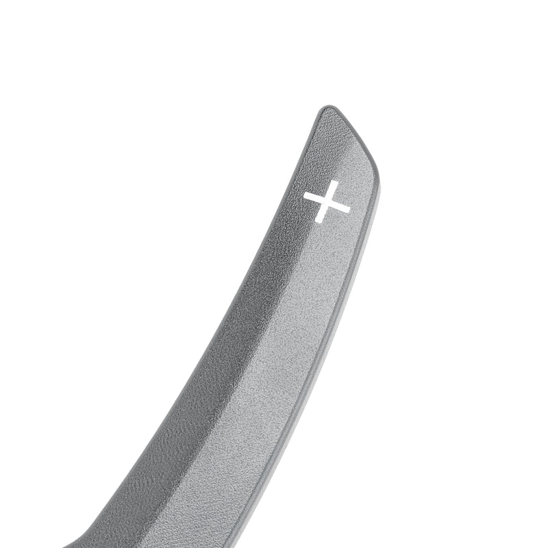 Schaltwippenverlängerung für BMW F-Serie F30 F31 F32 F10 X3 X5 Aluminium Grau