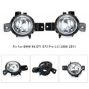2008–2011 BMW X6 E71 E72 Paar Nebelscheinwerfer vorne ohne Leuchtmittel 63177187631