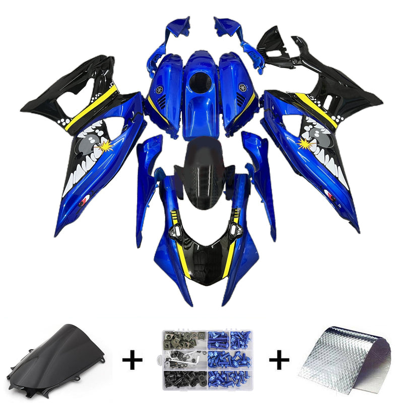 2021-2024 Yamaha YZF-R7 insprutningsskyddssats kropp plast ABS