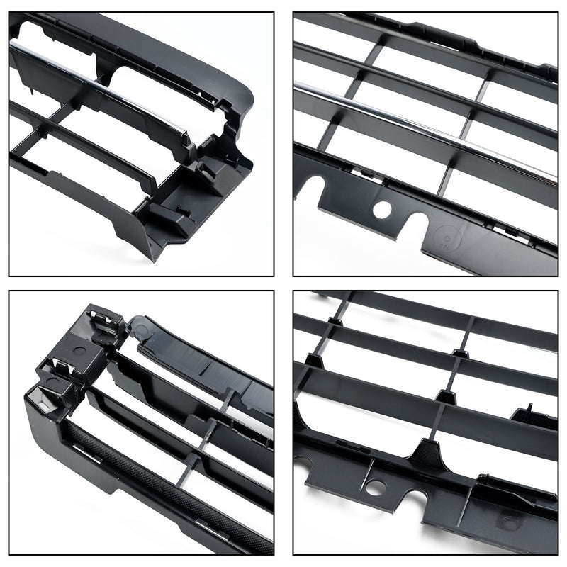 2012-2016 VW Beetle Dolna kratka zderzaka przedniego + kratka świateł przeciwmgielnych chromowana