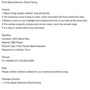 2022-2024 HONDA NT1100 Frontschnabelverlängerung Nasenverkleidung