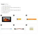 Raspberry Pi 7-Zoll-IPS kapazitiver 5-Punkt-Touchscreen 1024 × 600 Pixel Pi5/4B