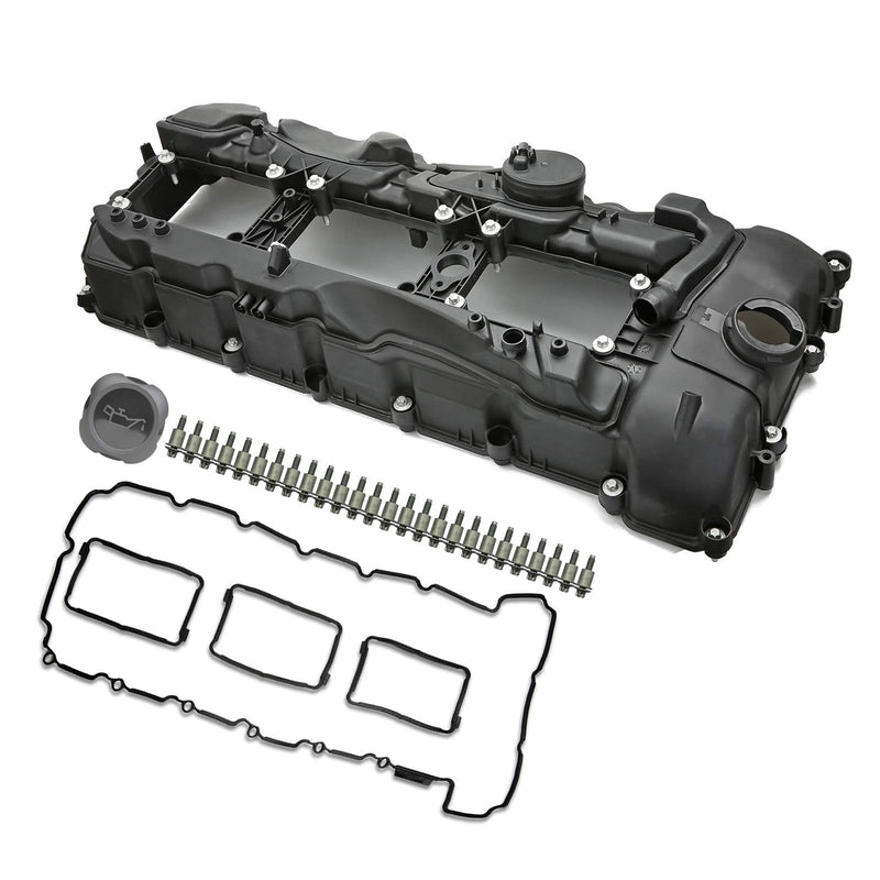 2012-2015 BMW F20/F21 M135i 3.0T N55B30 Pokrywa zaworów silnika z uszczelką + nakrętka 11127570292