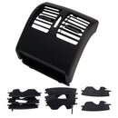 Abdeckung für die Lüftungsdüsen der hinteren Mittelkonsole der Mercedes-Benz C-Klasse W204 (2007–2014), schwarz