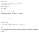 2021–2023 Tesla Model 3 Linke Seite Elektrische Heckklappen-Hebestütze Struthz