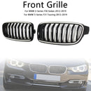 Kiiltävä musta etu munuaisgrilli Fit BMW 3 -sarja F30 F35 2012-2019