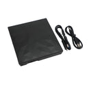 Tipo-C Usb 3.0 Externo Dvd Cd Rw Unidad Quemador Gran Taladro Cara Negro Pc