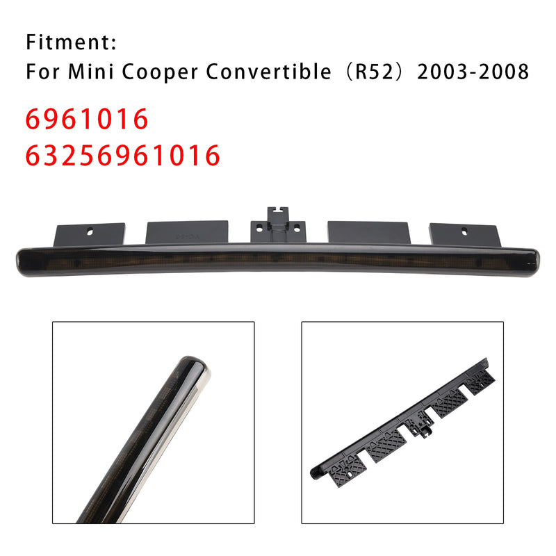 2003-2008 Rear Brake Light 63256961016 For Mini Cooper Convertible R52 Smoked