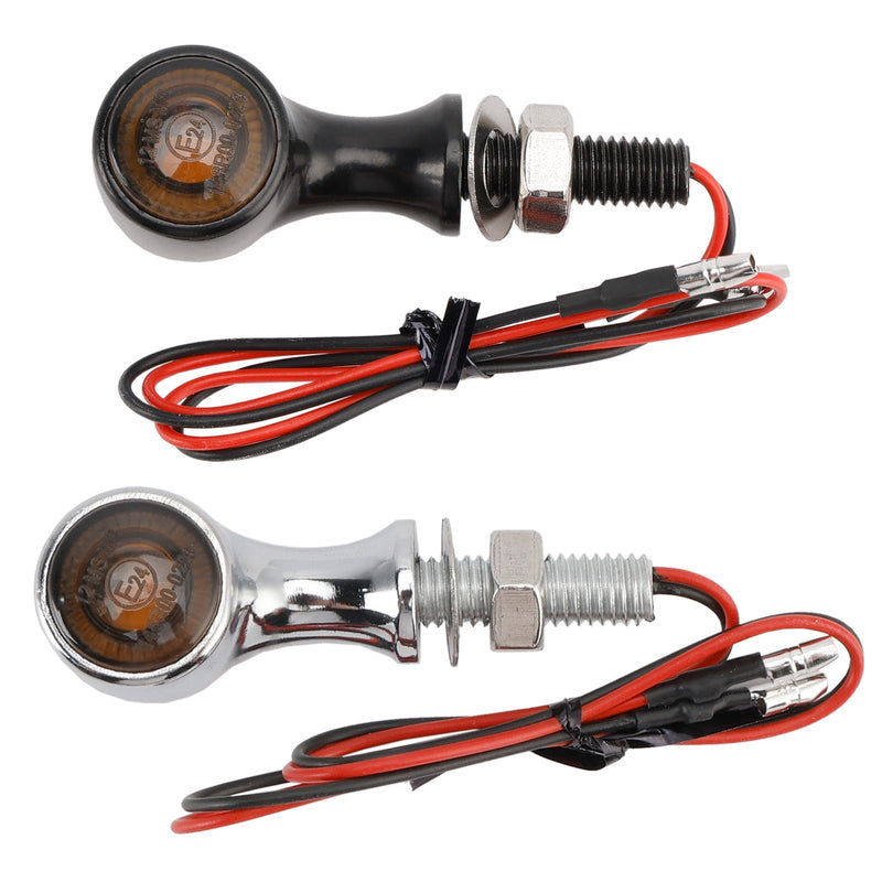12V LED Blinker Anzeige Licht 8mm Universal Motorrad Für Suzuki