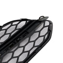 2015–2017 Audi A8 S8 2 Stück schwarz Front Nebel Grill Grill Licht Abdeckung