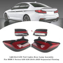 2018–2020 BMW 5 -serie G30 G38 L & R Red LED baklys Turn lysmodul