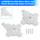 Linke und rechte Außenspiegelglas-Halterung aus Kunststoff für Honda