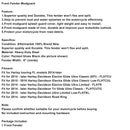 2014+ Harley Touring FL Modelle Stahl-Kotflügel vorne