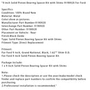 Kit de espaçador de armazenamento de pinhão sólido de 9 polegadas com fatias de distância 9190920 para Ford