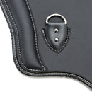 1985–2017 Touring, Softail, Dyna oder Sportster Bikes Paar CNC Hitzeschild Sattelschutz Schwarzbraun