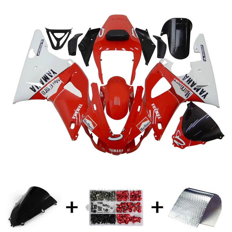 1998-1999 Yamaha YZF-R1 injeksjonskinnesett kroppsplast ABS