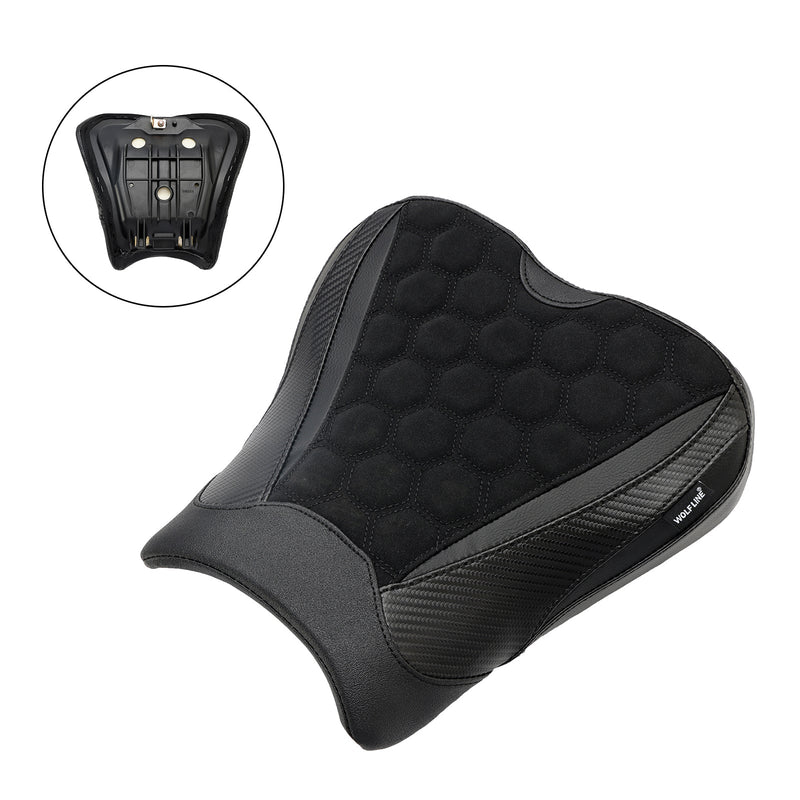 2023 KAWASAKI Ninja ZX-4R ZX-4RR Vorderer Fahrersitz Raider Kissen Pu Blacka