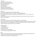 2020+ Mercedes-Benz E-Klasse W213 E63 Style Heckspoiler in Hochglanzschwarz