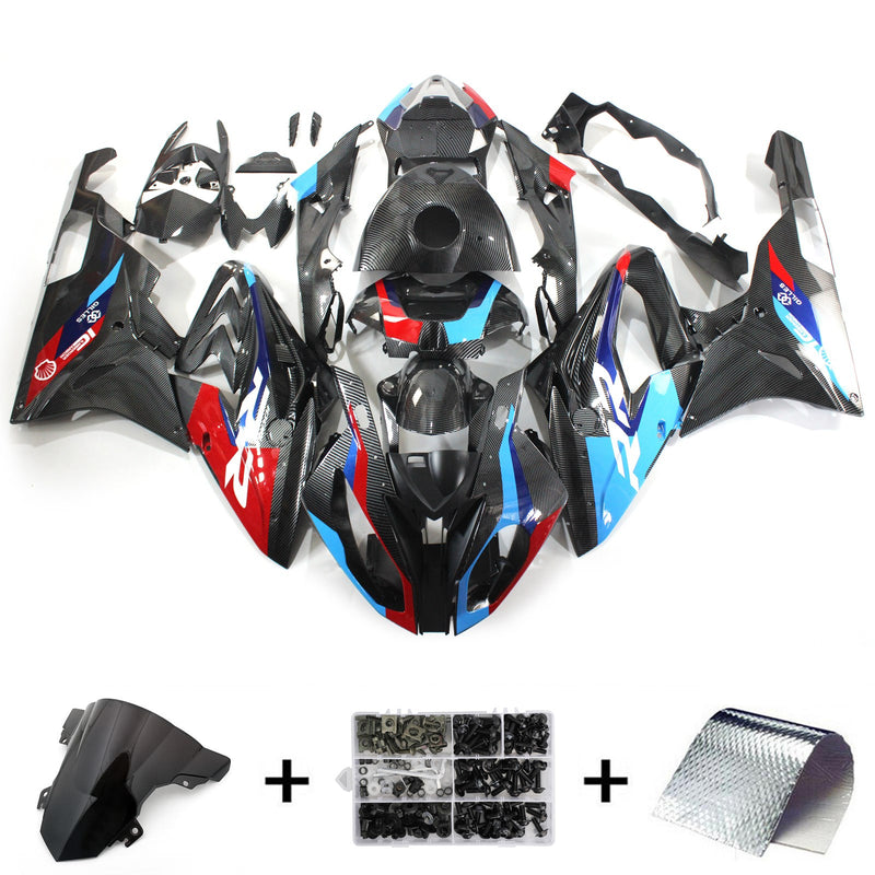 Kit de proteção de injeção BMW S1000RR 2015-2016 plástico ABS para carroceria