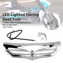 Podświetlany diodami LED panel wentylacyjny owiewki dla Electra Street Glide FLHTCU 2014-2022