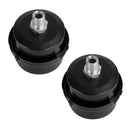 1/4" 13MM závitový kompresor tlumič sacího filtru černý kov