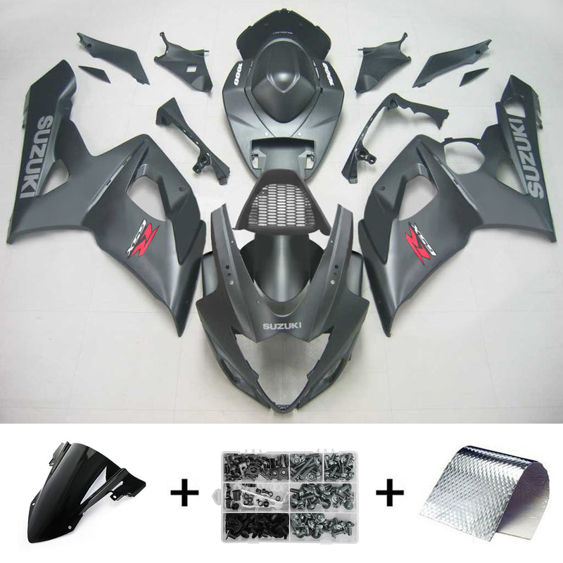 2005-2006 Suzuki GSXR1000 K5 Injektionsabzugs Kit Körperwerk Kunststoff ABS