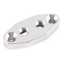 Twin Turbo Dual 1/8 "" Placa do adaptador de suprimento de óleo NPT para LS1 LSX LS3 LS2 LQ4