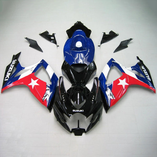 2006-2007 K6 Suzuki GSXR 600/750 Injektionsverkleidungskit Karosserie Plastik