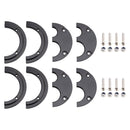 2er-Pack Firewall-Durchführungen eliminieren Firewall-Gummidichtung für Holley Terminator