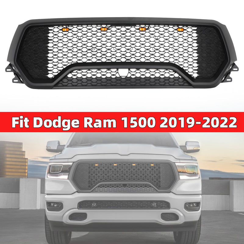 Przednia górna maska ​​LED w kształcie plastra miodu TRX Fit Dodge Ram 1500 2019-2022