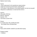 2019-2024 Yamaha Tenere 700 XTZ700 Kühler Kühlung Motorkühler