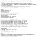 2 Stück Rücklichtkabelbaum links + rechts für Chevy Silverado 1500 2500 3500 HD 2003-2006