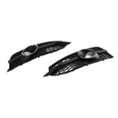 2012–2015 Audi A7 S-Line S7 schwarz Frontstoßstange Nebelscheinwerfer Kühlergrill Abdeckung Blende