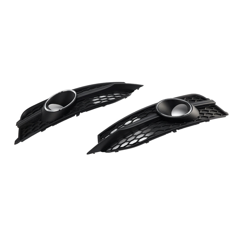 2012–2015 Audi A7 S-Line S7 schwarz Frontstoßstange Nebelscheinwerfer Kühlergrill Abdeckung Blende