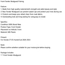 2020–2023 Honda CT125 Hunter Cub Fighter Fender blatníky