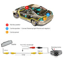 Vanntett ryggekamera bilkamera + 4.3" Skjerm for Golf MK 6 7 HD CCD Night