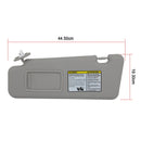 2008-2013 Para Toyota Highlander Par de viseras grises 74321-48490-E0/74320-48500-E0