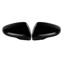 2pcs Gloss Black Door Wing Mirror Cover Caps Casing For VW Golf MK6 2009-2013 5K0857538