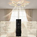 Loftsventilator LED blæser stille belysning & Fjernbetjening loftlampe