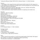 Daewoo Damas 1,1 l – 4,8 l, 4 Zylinder, Vergaser, manueller Choke, 94591539