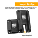 Kaksikerroksinen ClipGun Magneettikiinnitys Magneettinen piilotettu asekotelon pistoolipidike