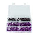 Śruby do owiewek fioletowe śruby do owiewek M5/M6 - 177 sztuk NOWOŚĆ