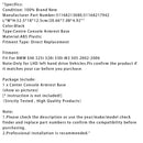 2002-2006 BMW E46 325i 328i Black Centre Console Armrest Trim Base 51168213680