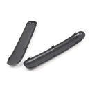 2001–2004 Mini One Cooper R50/R52/R53 Paar Frontstoßstangen-Zierleisten-Set, glänzend schwarz